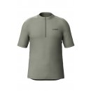 Cube Trikot half zip CMPT kurzarm gren